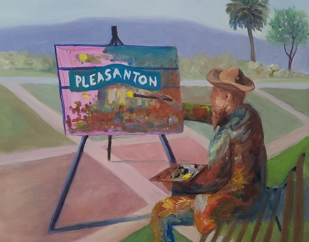 “The Master Paints Pleasanton” by Gerald Thompson Pleasanton Art League